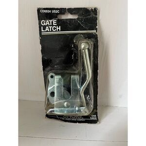 BNIB Eagle Hager Hinge Company Crome Self Locking Gravity Gate Latch CD6934
